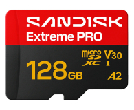 Sandisk 128GB microSDXC Extreme Pro UHS-I 250/120 MB/s - 1549257 - zdjęcie 1
